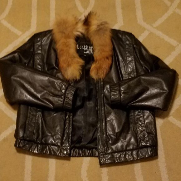 Leather Loft Vintage women's jacket size 9/10 - Picture 2 of 11